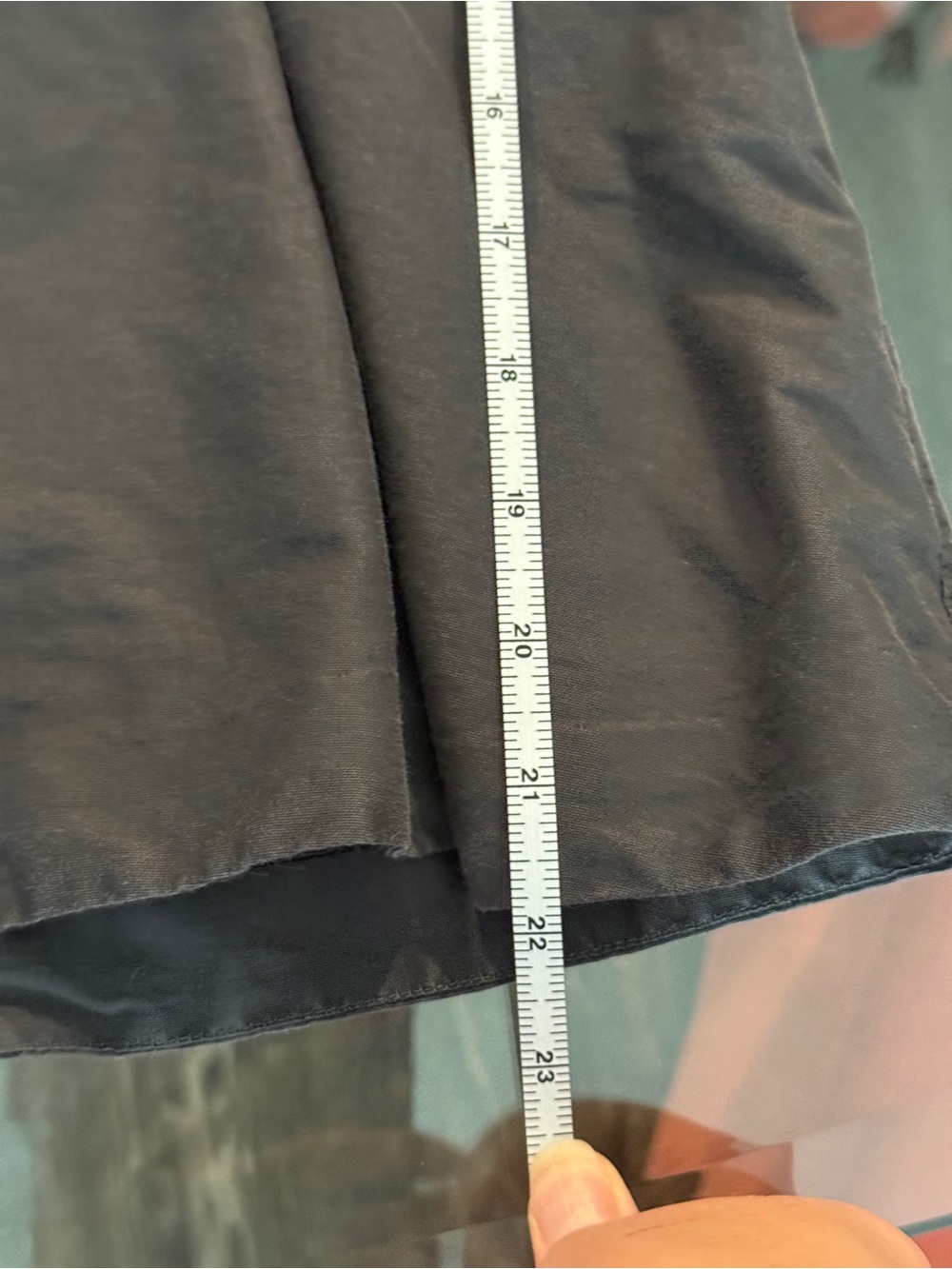COS Sz M Charcoal Gray Sleeveless Cotton Silk Corset Blouse Top Button Back 38 - Picture 7 of 7